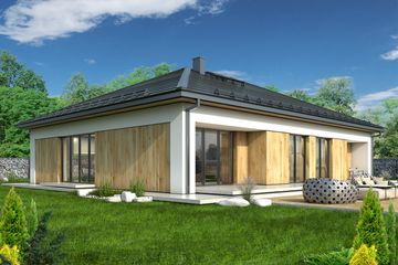  Projekt domu HG-H8 (KRM1101) - projekt domu parterowego - Zdjęcie 10