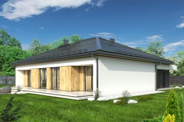  Projekt domu HG-H8 (KRM1101) - projekt domu parterowego - Zdjęcie 11