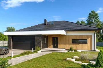  Projekt domu HG-H8 (KRM1101) - projekt domu parterowego - Zdjęcie 6