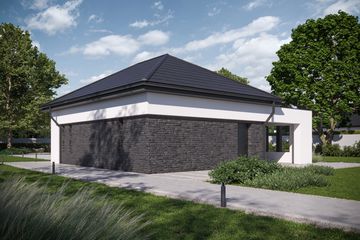  Projekt garażu Garage 02 (KRZ1099) - projekt garażu parterowego - Zdjęcie 4