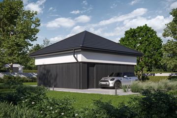  Projekt garażu Garage 03 (KRZ1100) - projekt garażu parterowego - Zdjęcie 4