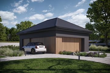  Projekt garażu Garage 04 (KRZ1101) - projekt garażu parterowego - Zdjęcie 3