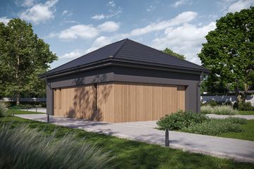  Projekt garażu Garage 04 (KRZ1101) - projekt garażu parterowego - Zdjęcie 5