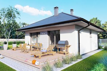  Projekt domu Parterowy 22S (BBH1059) - projekt domu parterowego - Zdjęcie 4