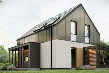  Projekt domu uA307v1 (WCB1554) - projekt domu parterowego z poddaszem - Zdjęcie 3