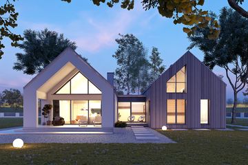  Projekt domu Katamaran dr-s (BSA2380) - projekt domu parterowego z poddaszem - Zdjęcie 3