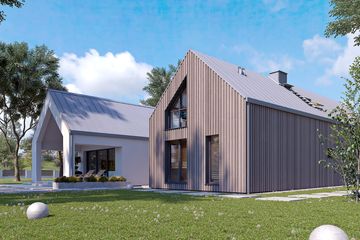  Projekt domu Katamaran dr-s (BSA2380) - projekt domu parterowego z poddaszem - Zdjęcie 5