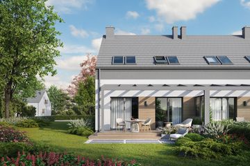  Projekt domu Eco 14 - dwulokalowy (WOZ1070) - projekt domu parterowego z poddaszem - Zdjęcie 4