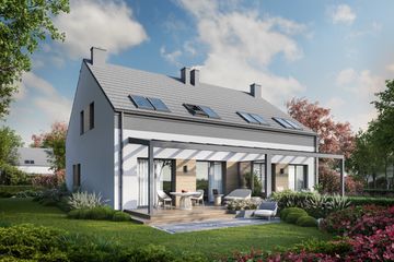  Projekt domu Eco 14 - bliźniak (WOZ1071) - projekt domu parterowego z poddaszem - Zdjęcie 7