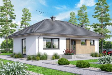  Projekt domu Mirabelka 3 4s (WOF1234) - projekt domu parterowego - Zdjęcie 1