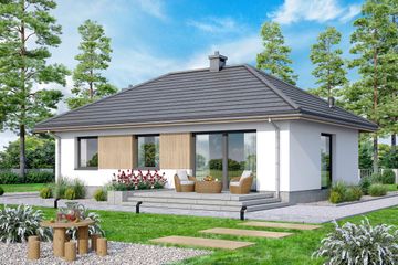  Projekt domu Mirabelka 3 4s (WOF1234) - projekt domu parterowego - Zdjęcie 3