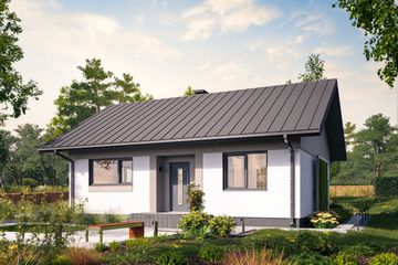  Projekt domu Antek Meta (1900) (KRD3043) - projekt domu parterowego - Zdjęcie 3