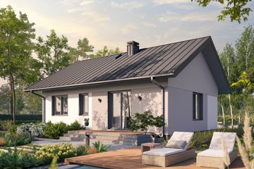  Projekt domu Antek Meta (1900) (KRD3043) - projekt domu parterowego - Zdjęcie 6