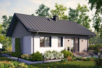  Projekt domu Antek Meta (1900) (KRD3043) - projekt domu parterowego - Zdjęcie 1
