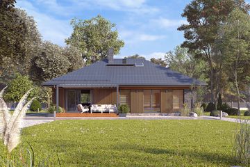  Projekt domu Kminek (BSA2382) - projekt domu parterowego - Zdjęcie 4