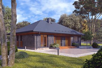  Projekt domu Kminek (BSA2382) - projekt domu parterowego - Zdjęcie 5