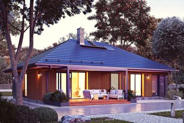  Projekt domu Kminek (BSA2382) - projekt domu parterowego - Zdjęcie 1