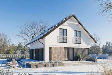  Projekt domu N41-G1 (KKG1036) - projekt domu parterowego z poddaszem - Zdjęcie 12