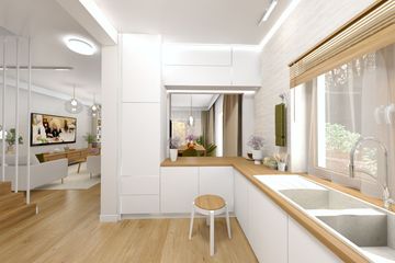 Projekt domu Ka166 T - parterowy z poddaszem dom o powierzchni 156,27 m², dach dwuspadowy - ujęcie 24