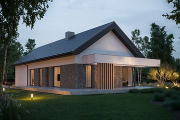  Projekt domu NewHouse 733 (KRZ1103) - projekt domu parterowego - Zdjęcie 13