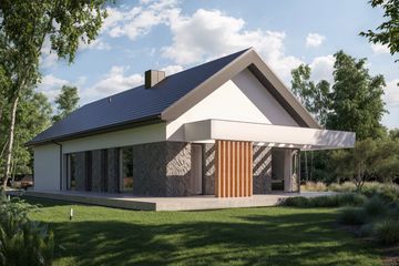  Projekt domu NewHouse 733 (KRZ1103) - projekt domu parterowego - Zdjęcie 14