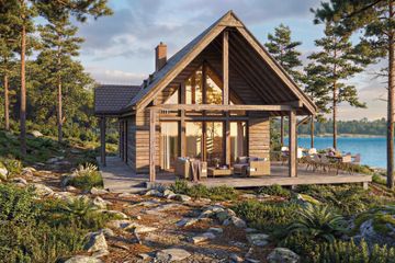  Projekt domu Mazury 2 (GDE1061) - projekt domu parterowego z poddaszem - Zdjęcie 3