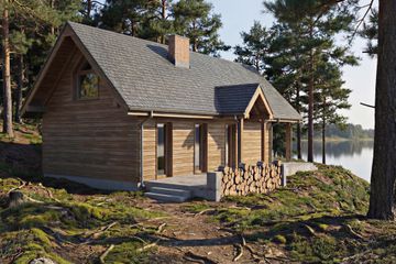  Projekt domu Mazury 2 (GDE1061) - projekt domu parterowego z poddaszem - Zdjęcie 5