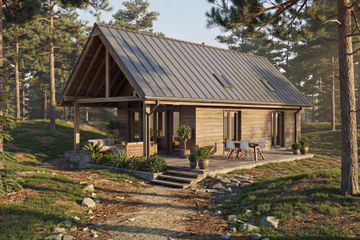  Projekt domu Mazury 2 (GDE1061) - projekt domu parterowego z poddaszem - Zdjęcie 9