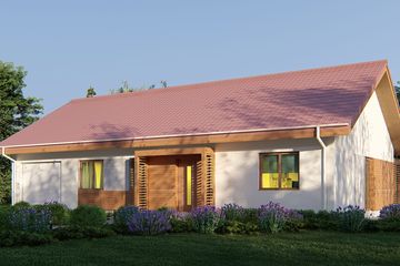  Projekt domu uA416 (WCB1532) - projekt domu parterowego - Zdjęcie 1