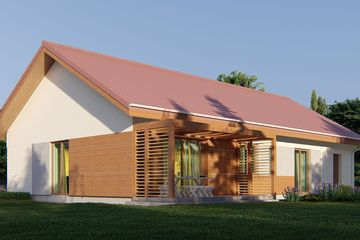  Projekt domu uA416 (WCB1532) - projekt domu parterowego - Zdjęcie 3