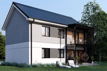  Projekt domu uA395 (WCB1537) - projekt domu z pełnym piętrem - Zdjęcie 3