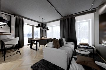Projekt domu Ka273 SZ - parterowy z poddaszem dom o powierzchni 97,96 m², dach dwuspadowy - ujęcie 11