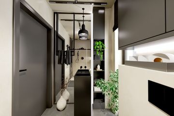 Projekt domu Ka273 SZ - parterowy z poddaszem dom o powierzchni 97,96 m², dach dwuspadowy - ujęcie 19