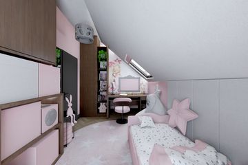 Projekt domu Ka273 SZ - parterowy z poddaszem dom o powierzchni 97,96 m², dach dwuspadowy - ujęcie 36