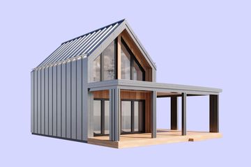  Projekt domu L-302 midi murowany (SLU1056) - projekt domu parterowego z poddaszem - Zdjęcie 3