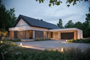  Projekt domu NewHouse 733 G2 (KRZ1104) - projekt domu parterowego - Zdjęcie 1