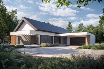 Projekt domu NewHouse 733 G2 (KRZ1104) - projekt domu parterowego - Zdjęcie 2