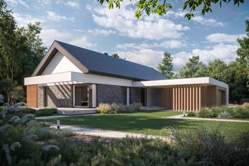  Projekt domu NewHouse 733 G2 w1 (KRZ1105) - projekt domu parterowego - Zdjęcie 10