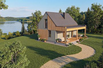  Projekt domu Jeziorak (GDE1062) - projekt domu parterowego z poddaszem - Zdjęcie 5