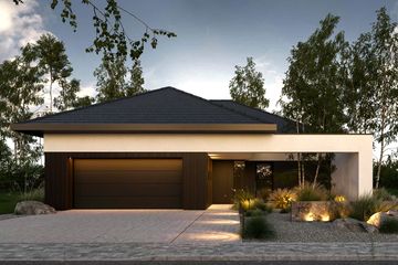  Projekt domu HomeKoncept 133 (KRX1268) - projekt domu parterowego - Zdjęcie 1