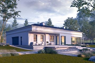  Projekt domu Amadeusz 3 (BSA2383) - projekt domu parterowego - Zdjęcie 3