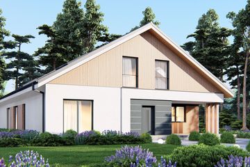  Projekt domu uA372 (WCB1555) - projekt domu parterowego - Zdjęcie 2