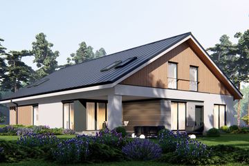  Projekt domu uA372 (WCB1555) - projekt domu parterowego - Zdjęcie 3