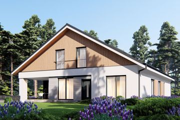  Projekt domu uA372 (WCB1555) - projekt domu parterowego - Zdjęcie 4