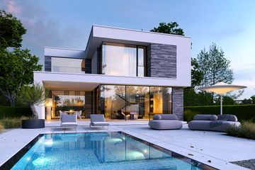  Projekt domu Willa Prestige 1 (WAW1175) - projekt domu z pełnym piętrem - Zdjęcie 3