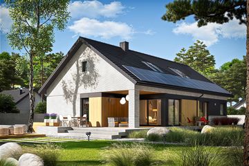  Projekt domu Daniel VII G2 energo plus (WRC2802) - projekt domu parterowego - Zdjęcie 4