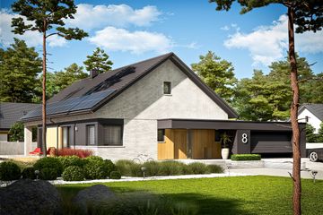  Projekt domu Daniel VII G2 energo plus (WRC2802) - projekt domu parterowego - Zdjęcie 3