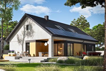  Projekt domu Daniel VII G2 energo plus (WRC2802) - projekt domu parterowego - Zdjęcie 1