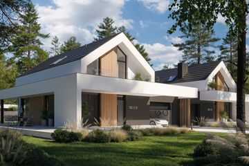  Projekt domu NewHouse 753 B G1 (KRZ1106) - projekt domu parterowego z poddaszem - Zdjęcie 2