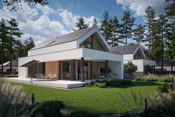  Projekt domu NewHouse 753 B G1 (KRZ1106) - projekt domu parterowego z poddaszem - Zdjęcie 6